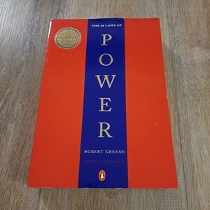 The 48 Laws of Power by Robert Greene - Red & Blue Paperback Used Copy